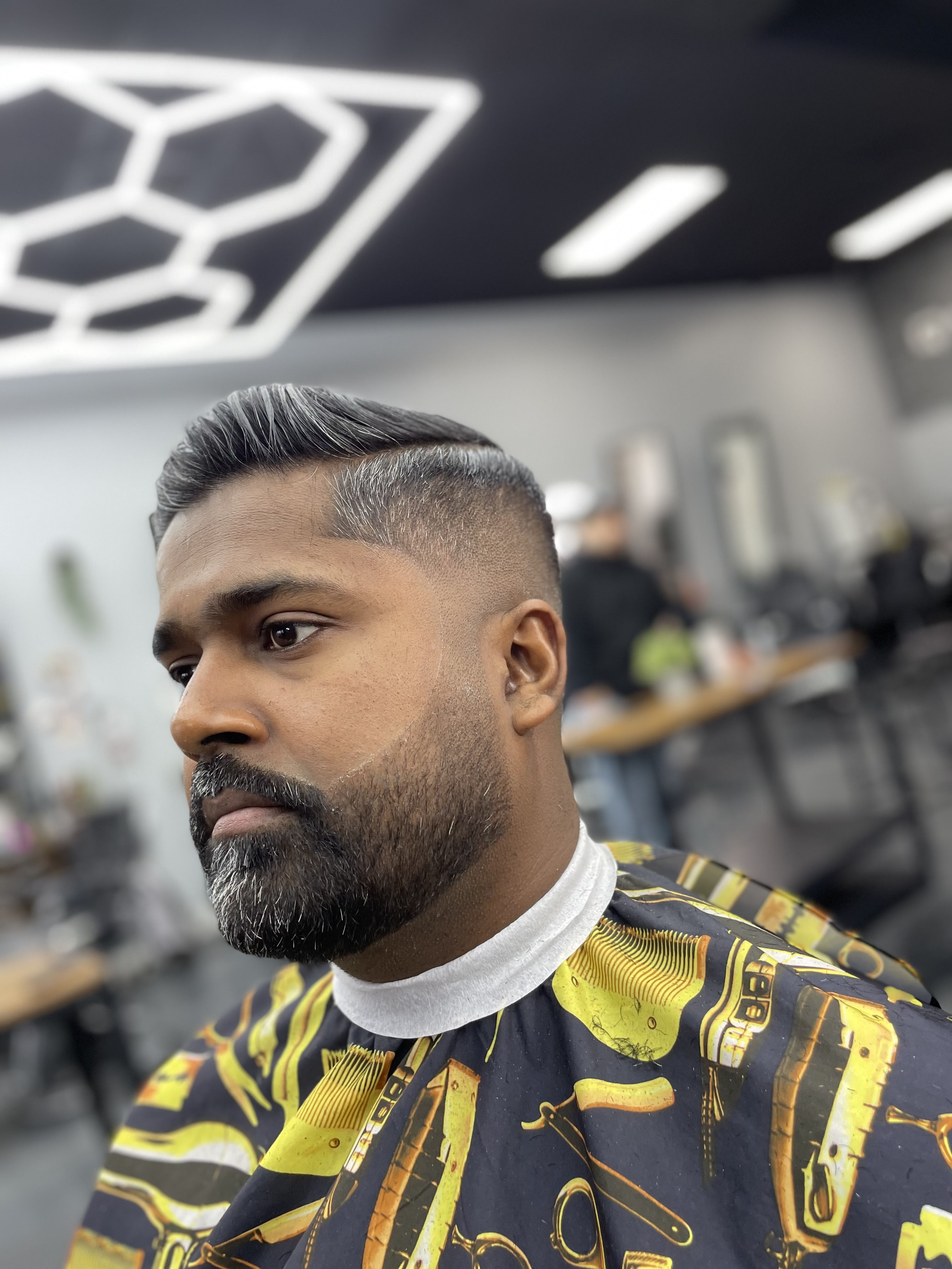 Haircut and beard